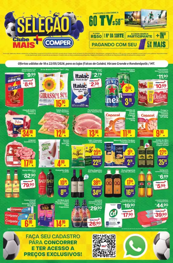 Catálogo Comper em Paranavaí | Descubra ofertas atraentes | 2026-05-18T00:00:00.000Z - 2026-05-22T00:00:00.000Z