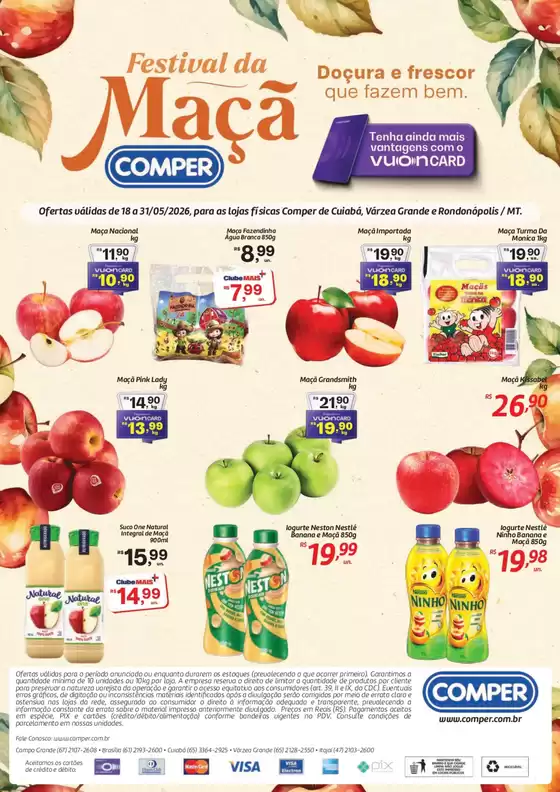 Catálogo Comper em Paranavaí | Melhores ofertas para compradores econômicos | 2026-05-18T00:00:00.000Z - 2026-05-31T00:00:00.000Z