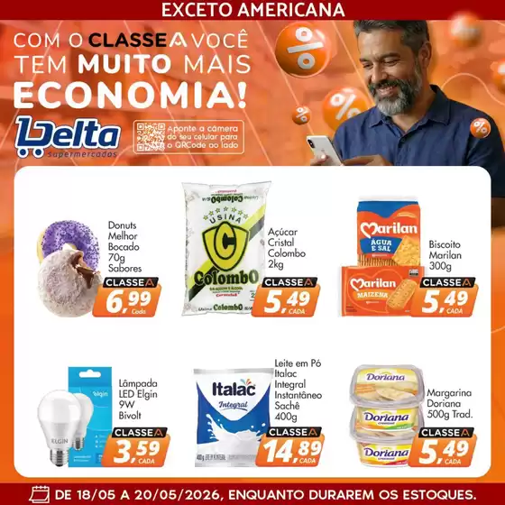 Catálogo Delta Supermercados | Melhores ofertas e descontos | 2026-05-18T00:00:00.000Z - 2026-05-20T00:00:00.000Z