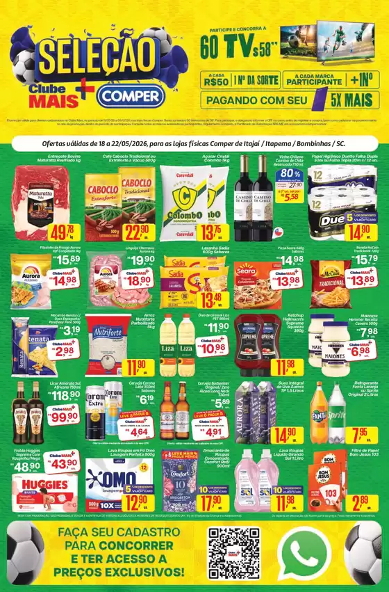 Catálogo Comper | Ótima oferta para todos os clientes | 2026-05-18T00:00:00.000Z - 2026-05-22T00:00:00.000Z