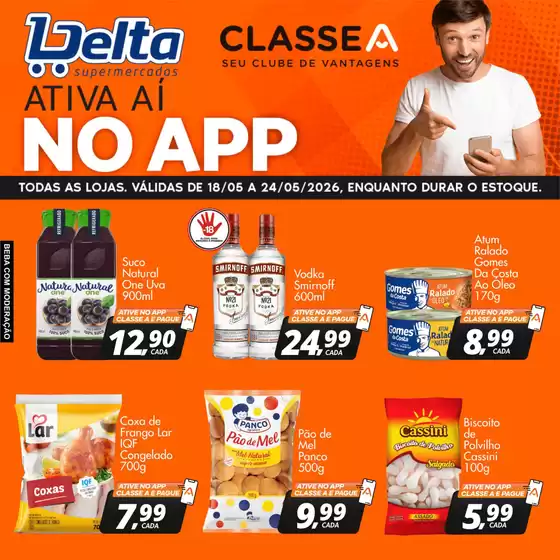 Catálogo Delta Supermercados | Ótima oferta para caçadores de pechinchas | 2026-05-18T00:00:00.000Z - 2026-05-24T00:00:00.000Z
