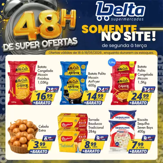Catálogo Delta Supermercados | Ofertas para caçadores de pechinchas | 2026-05-18T00:00:00.000Z - 2026-05-19T00:00:00.000Z