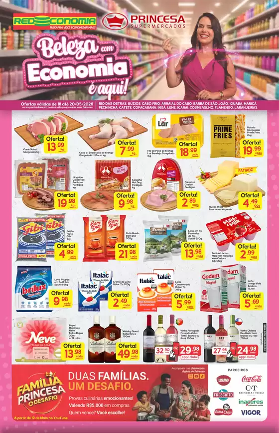 Catálogo Princesa Supermercados | Beleza com Economia é aqui! 18 a 20-05 | 2026-05-18T00:00:00.000Z - 2026-05-21T00:00:00.000Z