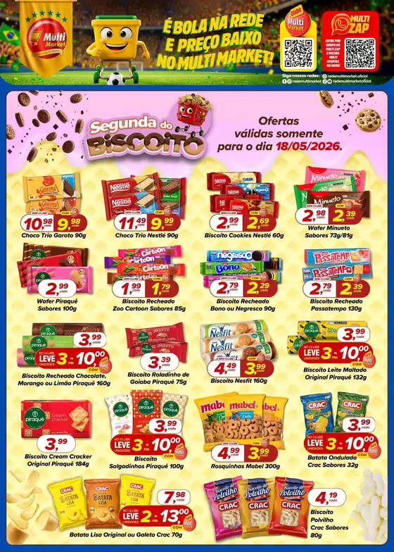 Catálogo Rede Multi Market | Encarte Rede Multi Market | 2026-05-18T00:00:00.000Z - 2026-05-18T00:00:00.000Z