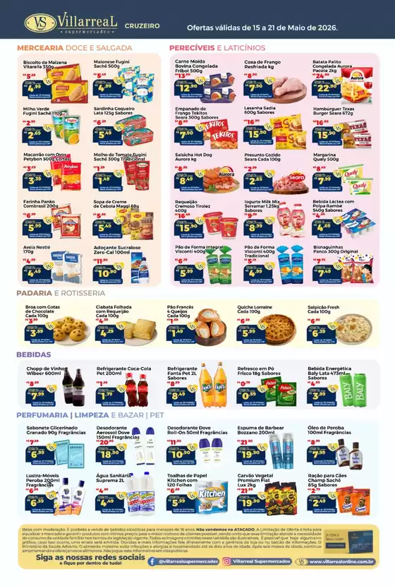 Catálogo Villarreal Supermercados | Ofertas e promoções atuais | 2026-05-15T00:00:00.000Z - 2026-05-21T00:00:00.000Z
