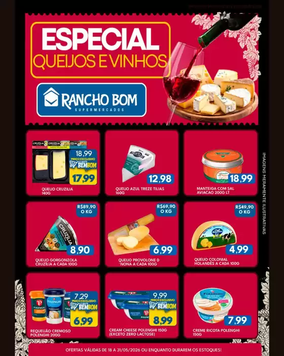 Catálogo Rancho Bom Supermercados | Encarte Rancho Bom Supermercados | 2026-05-18T00:00:00.000Z - 2026-05-31T00:00:00.000Z