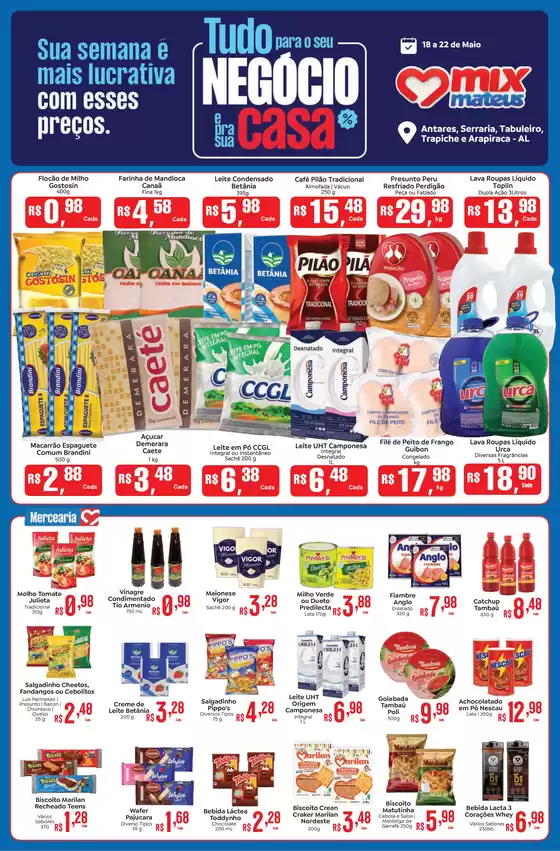 Catálogo Supermercados Mateus | Mateus Semanal | 2026-05-18T00:00:00.000Z - 2026-05-22T00:00:00.000Z
