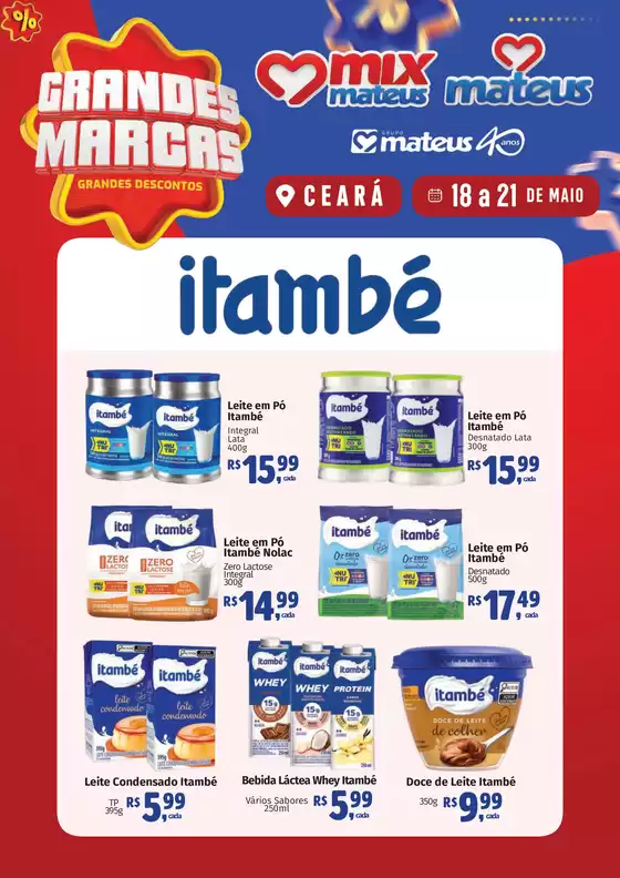 Catálogo Supermercados Mateus | Grandes Marcas | 2026-05-18T00:00:00.000Z - 2026-05-21T00:00:00.000Z