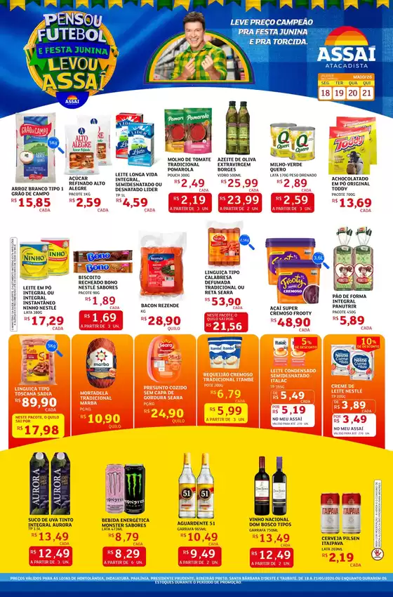 Catálogo Assaí Atacadista | Encarte Assaí Atacadista 47341-735 | 2026-05-18T00:00:00.000Z - 2026-05-21T00:00:00.000Z