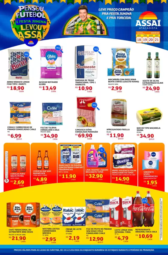 Catálogo Assaí Atacadista | Encarte Assaí Atacadista 46286-120 | 2026-05-18T00:00:00.000Z - 2026-05-21T00:00:00.000Z
