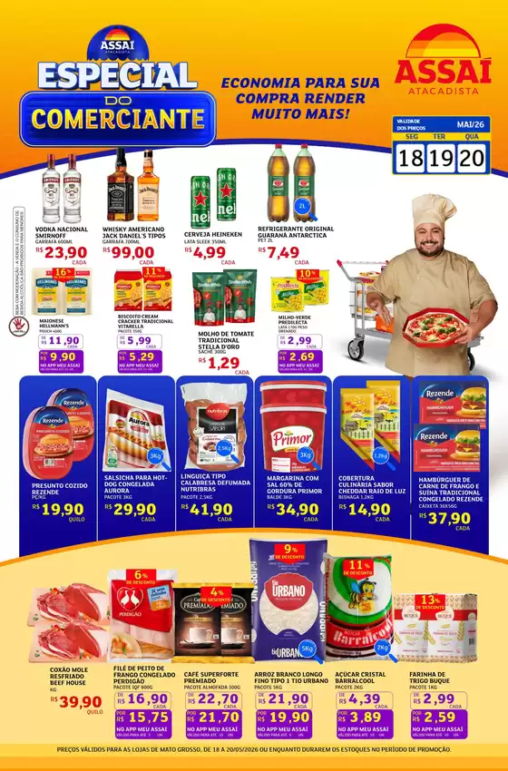Catálogo Assaí Atacadista | Encarte Assaí Atacadista 47271-38 | 2026-05-18T00:00:00.000Z - 2026-05-20T00:00:00.000Z