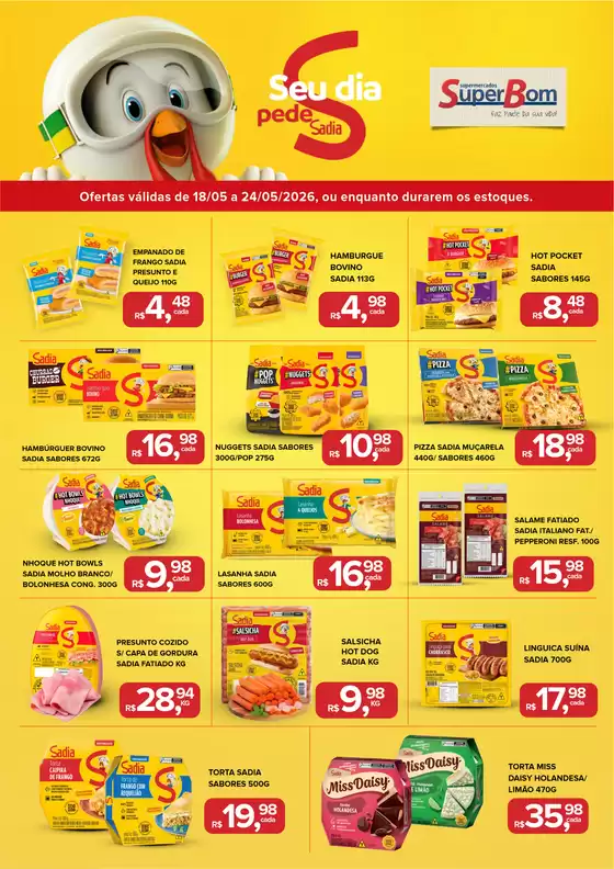 Catálogo Super Bom em Campo Grande | ENCARTE - SADIA 18/05 a 24/05/2026 | 2026-05-18T00:00:00.000Z - 2026-05-24T00:00:00.000Z