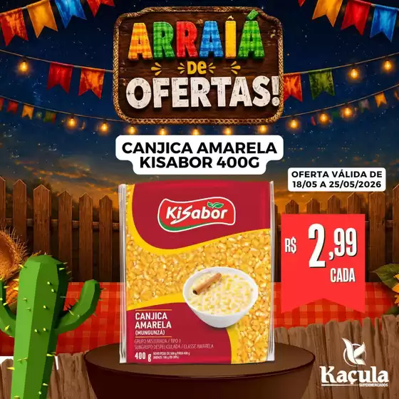 Catálogo Kaçula Supermercados em Campo Grande | Encarte Kaçula Supermercados | 2026-05-18T00:00:00.000Z - 2026-05-25T00:00:00.000Z