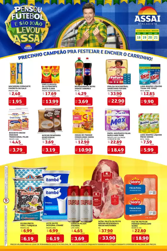 Catálogo Assaí Atacadista | Encarte Assaí Atacadista 47075-563 | 2026-05-18T00:00:00.000Z - 2026-05-21T00:00:00.000Z