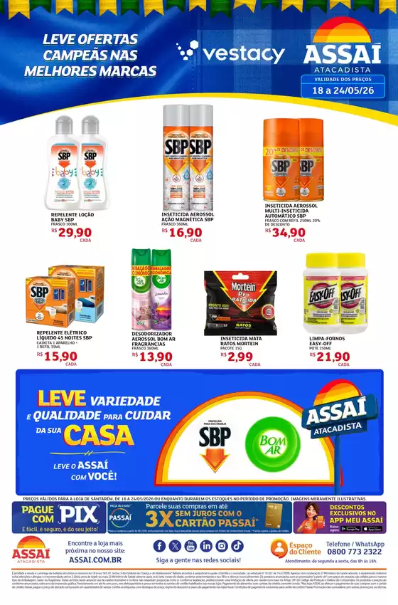 Catálogo Assaí Atacadista | Encarte Assaí Atacadista 47387-65 | 2026-05-18T00:00:00.000Z - 2026-05-24T00:00:00.000Z