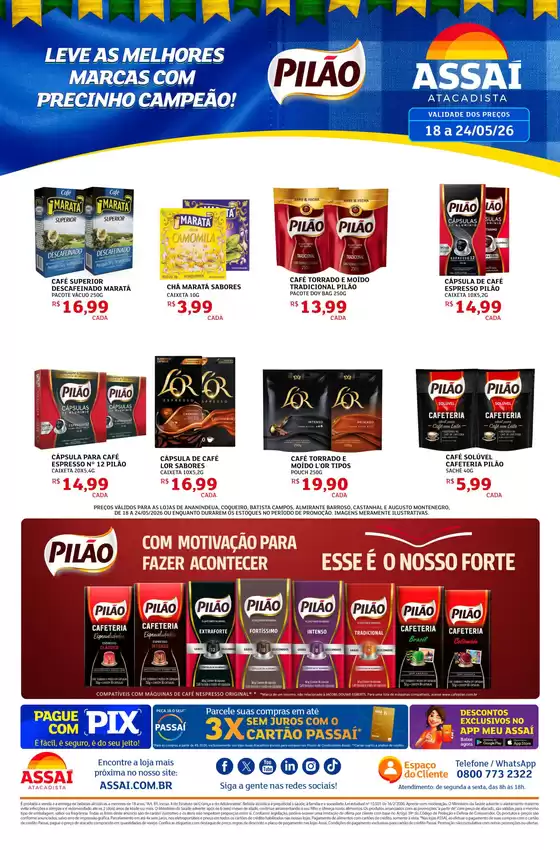 Catálogo Assaí Atacadista | Encarte Assaí Atacadista 47388-63 | 2026-05-18T00:00:00.000Z - 2026-05-24T00:00:00.000Z
