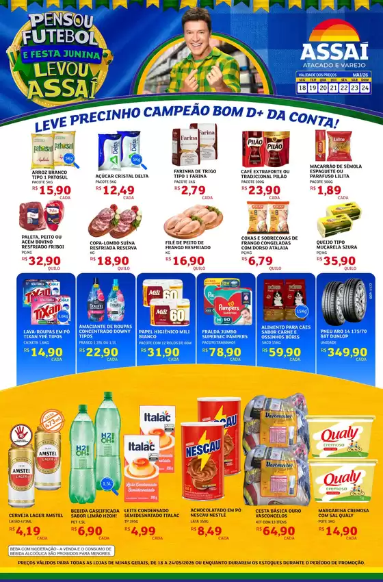 Catálogo Assaí Atacadista | Encarte Assaí Atacadista 47130-712 | 2026-05-18T00:00:00.000Z - 2026-05-24T00:00:00.000Z