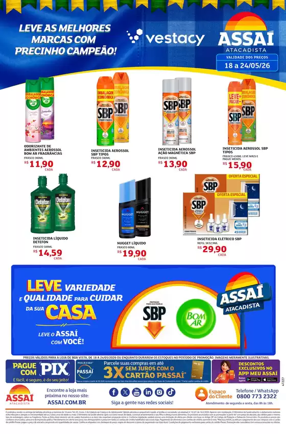 Catálogo Assaí Atacadista em Recife | Encarte Assaí Atacadista 47227-73 | 2026-05-18T00:00:00.000Z - 2026-05-24T00:00:00.000Z