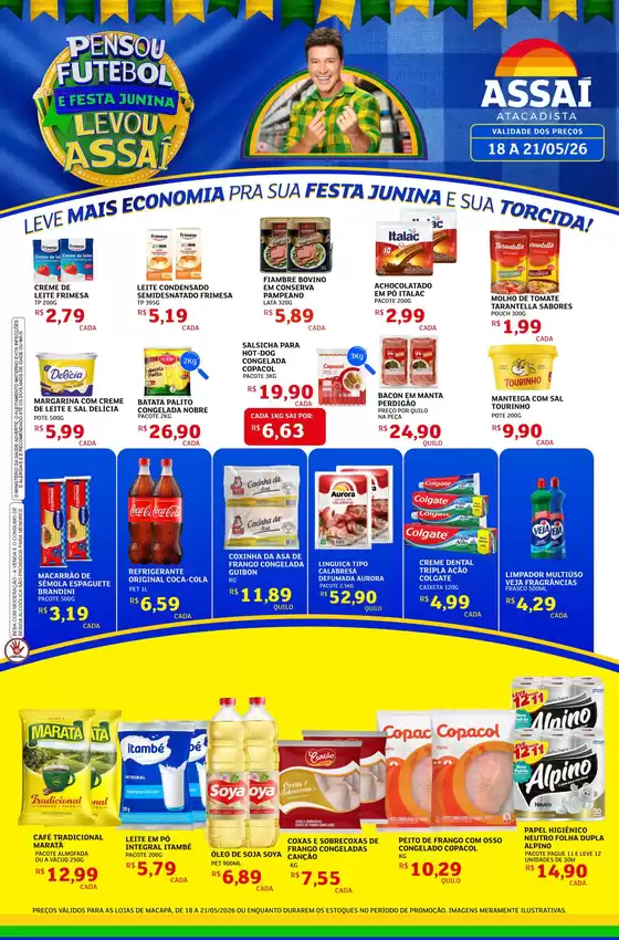 Catálogo Assaí Atacadista em Recife | Encarte Assaí Atacadista 47180-442 | 2026-05-18T00:00:00.000Z - 2026-05-21T00:00:00.000Z