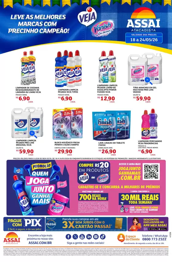 Catálogo Assaí Atacadista em Recife | Encarte Assaí Atacadista 47226-73 | 2026-05-18T00:00:00.000Z - 2026-05-24T00:00:00.000Z
