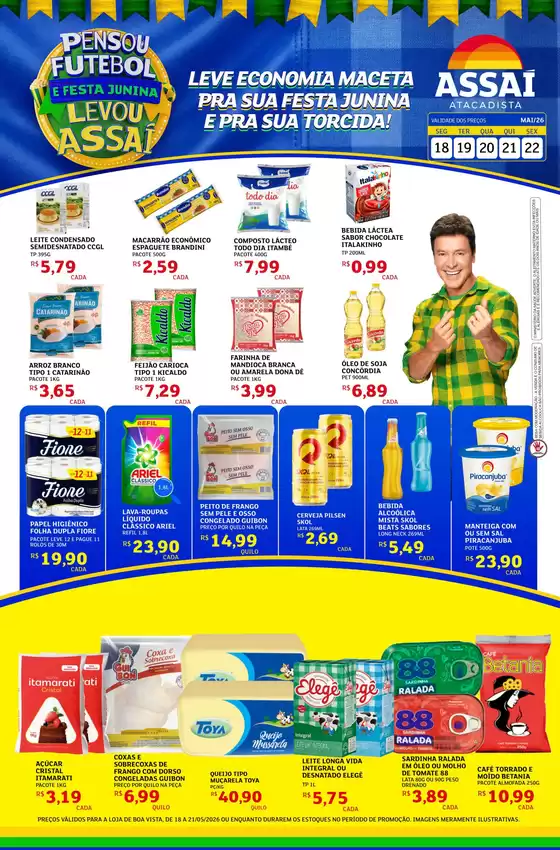 Catálogo Assaí Atacadista | Encarte Assaí Atacadista 47232-73 | 2026-05-18T00:00:00.000Z - 2026-05-21T00:00:00.000Z