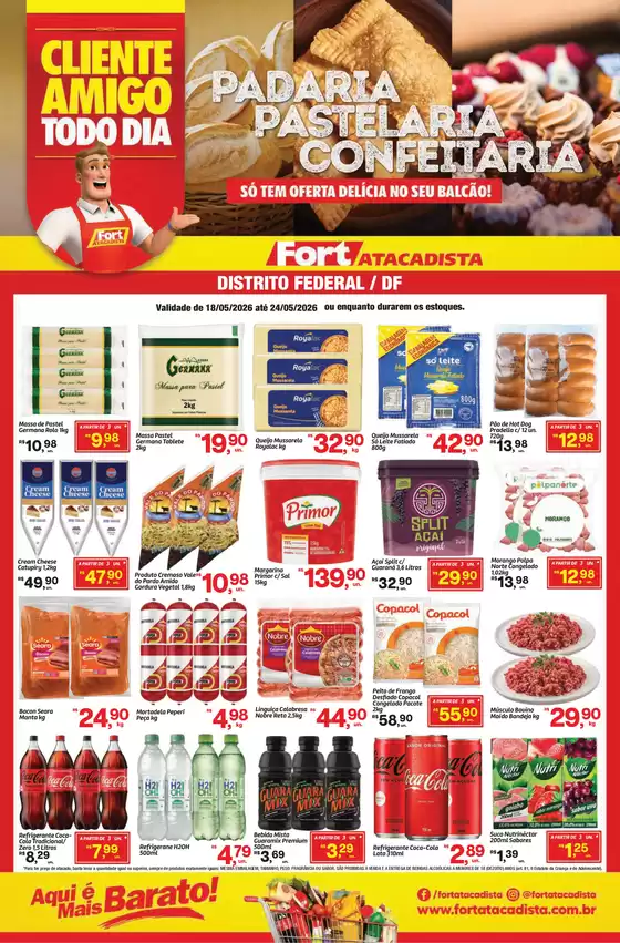 Catálogo Fort Atacadista | DF Fort Food Service Pastelaria 18 a 24 MAI 26 DF | 2026-05-18T00:00:00.000Z - 2026-05-24T00:00:00.000Z