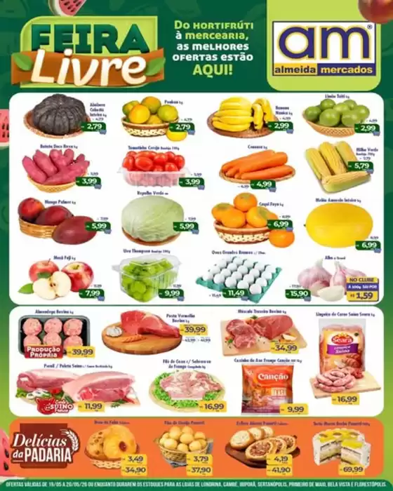 Catálogo Almeida Mercados | Feira Livre | 2026-05-19T00:00:00.000Z - 2026-05-20T00:00:00.000Z