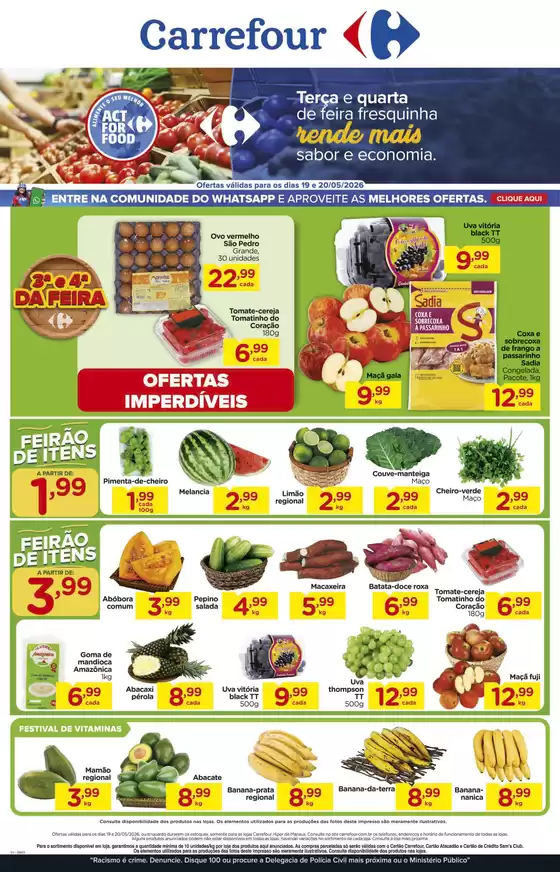 Catálogo Carrefour | Ofertas para caçadores de pechinchas | 2026-05-19T00:00:00.000Z - 2026-05-20T00:00:00.000Z