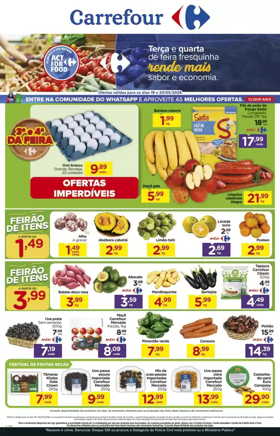 Catálogo Carrefour | Ofertas e promoções atuais | 2026-05-19T00:00:00.000Z - 2026-05-20T00:00:00.000Z