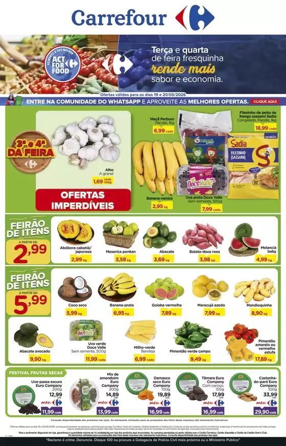 Catálogo Carrefour | Grandes descontos em produtos selecionados | 2026-05-19T00:00:00.000Z - 2026-05-20T00:00:00.000Z
