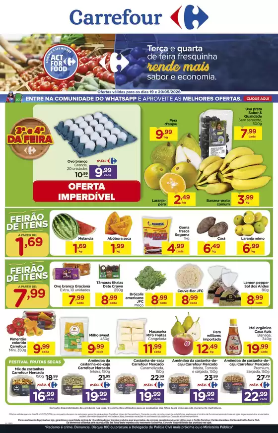Catálogo Carrefour | Ofertas exclusivas e pechinchas | 2026-05-19T00:00:00.000Z - 2026-05-20T00:00:00.000Z