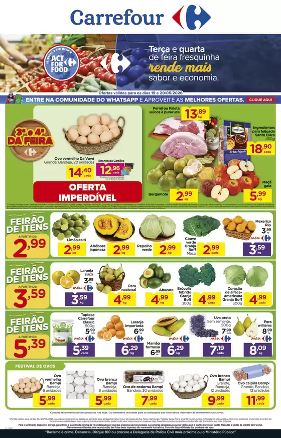 Catálogo Carrefour | Ótima oferta para caçadores de pechinchas | 2026-05-19T00:00:00.000Z - 2026-05-20T00:00:00.000Z