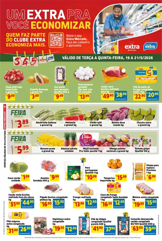 Catálogo Mercado Extra | Descubra ofertas atraentes | 2026-05-19T00:00:00.000Z - 2026-05-21T00:00:00.000Z
