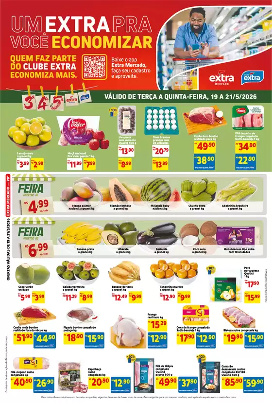 Catálogo Mercado Extra | Melhores ofertas para compradores econômicos | 2026-05-19T00:00:00.000Z - 2026-05-21T00:00:00.000Z