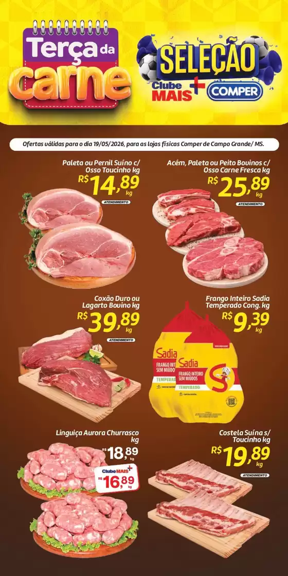 Catálogo Comper | Terça da Carne | 2026-05-19T00:00:00.000Z - 2026-05-19T00:00:00.000Z
