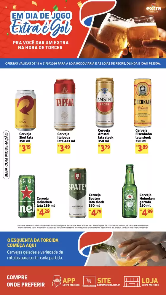Catálogo Extra | Ofertas exclusivas e pechinchas | 2026-05-19T00:00:00.000Z - 2026-05-21T00:00:00.000Z
