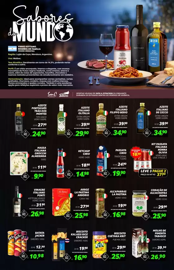 Catálogo Spasso Sabores | Descontos e promoções | 2026-05-20T00:00:00.000Z - 2026-06-07T00:00:00.000Z