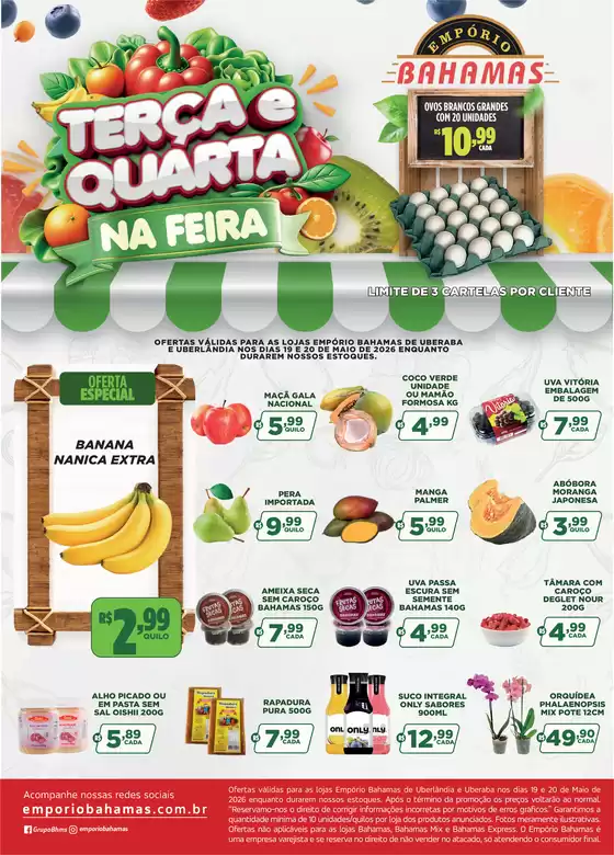 Catálogo Empório Bahamas | Novas ofertas para descobrir | 2026-05-19T00:00:00.000Z - 2026-05-20T00:00:00.000Z