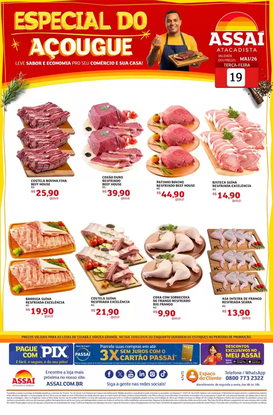 Catálogo Assaí Atacadista | Encarte Assaí Atacadista 47471-462 | 2026-05-19T00:00:00.000Z - 2026-05-19T00:00:00.000Z