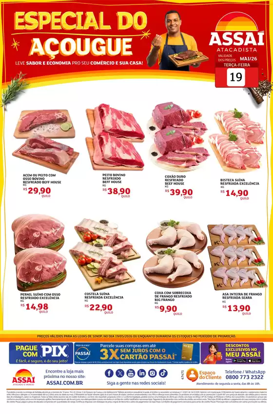 Catálogo Assaí Atacadista | Encarte Assaí Atacadista 47471-460 | 2026-05-19T00:00:00.000Z - 2026-05-19T00:00:00.000Z