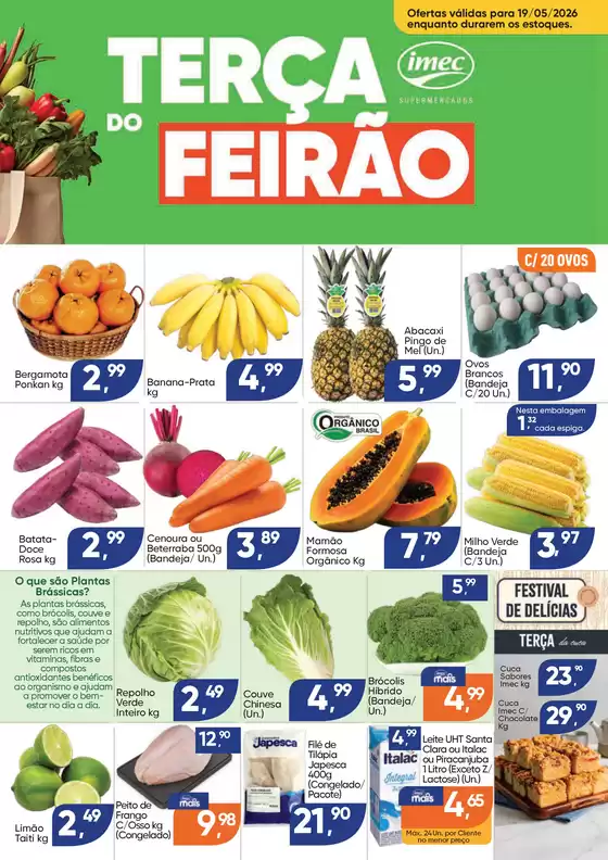 Catálogo Imec Supermercados | BAIXA 15253 Terca do Feirao 19 05 26 | 2026-05-19T00:00:00.000Z - 2026-05-19T00:00:00.000Z