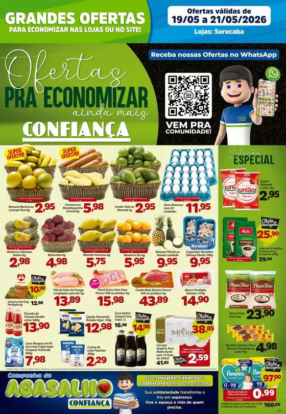 Catálogo Confiança Supermercados | Tabloide sorocaba 1905 2026 WPP | 2026-05-19T00:00:00.000Z - 2026-05-21T00:00:00.000Z