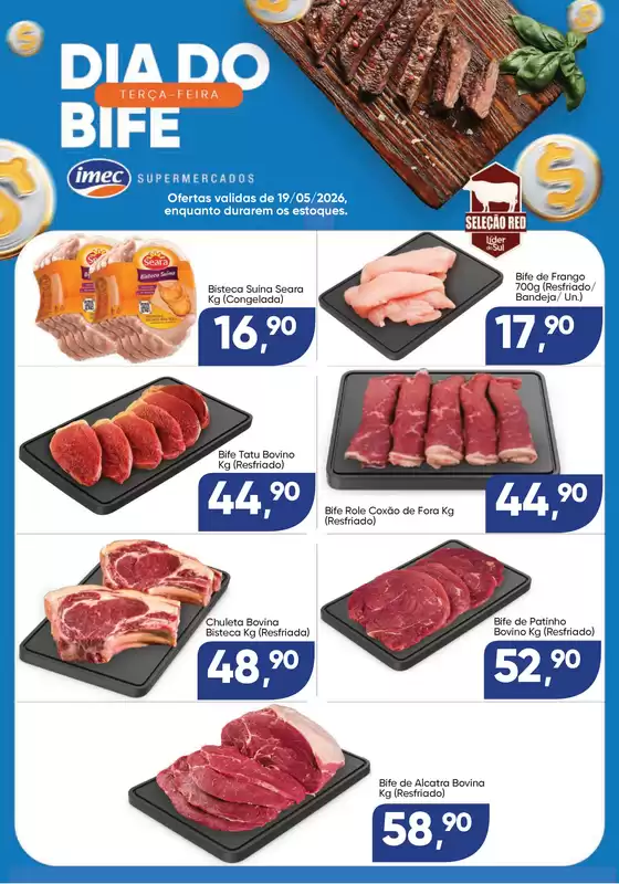 Catálogo Imec Supermercados | BAIXA 15278 IMEC TERCA DO BIFE 19 05 2026 | 2026-05-19T00:00:00.000Z - 2026-05-19T00:00:00.000Z