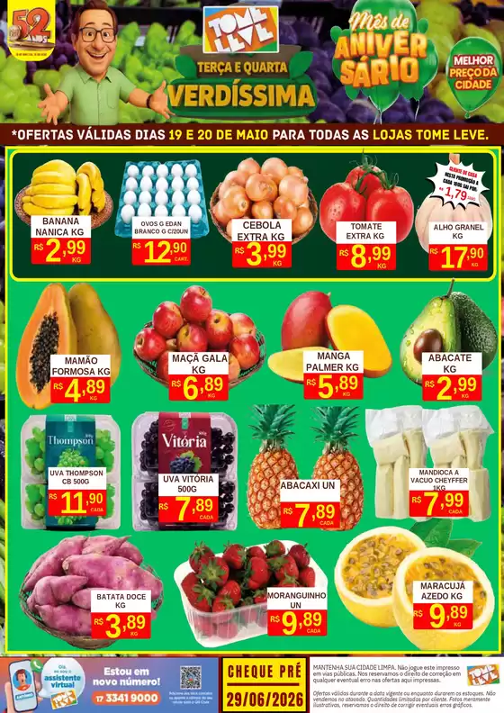 Catálogo Tome Leve | Melhores ofertas e descontos | 2026-05-19T00:00:00.000Z - 2026-05-20T00:00:00.000Z