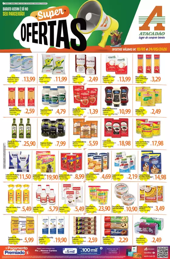 Catálogo Atacadão em Santa Tereza do Oeste | Atacadão - Super Ofertas | 2026-05-19T00:00:00.000Z - 2026-05-24T00:00:00.000Z