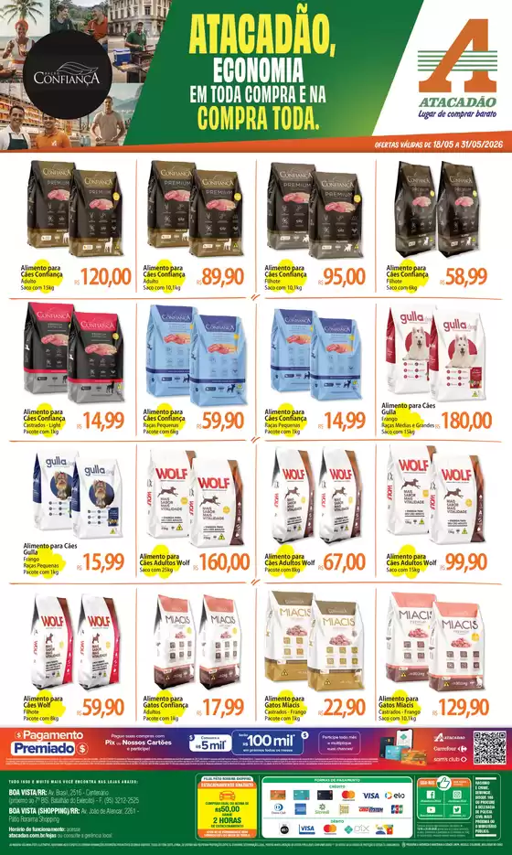 Catálogo Atacadão em Cantá | Atacadão - Pet Shop | 2026-05-19T00:00:00.000Z - 2026-05-31T00:00:00.000Z