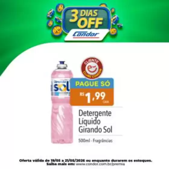 Catálogo Supermercados Condor | Nossas melhores pechinchas | 2026-05-19T00:00:00.000Z - 2026-05-21T00:00:00.000Z