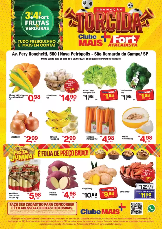 Catálogo Fort Atacadista | SP Fort FLV 3ª e 4ª Verde 19 e 20 MAI 26 Sao Bernardo | 2026-05-19T00:00:00.000Z - 2026-05-20T00:00:00.000Z