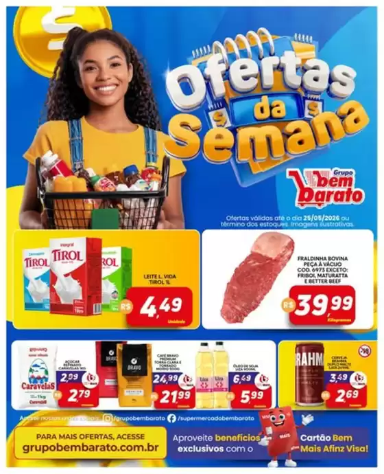 Catálogo Supermercado Bem Barato | Ofertas Da Semana | 2026-05-19T00:00:00.000Z - 2026-05-25T00:00:00.000Z