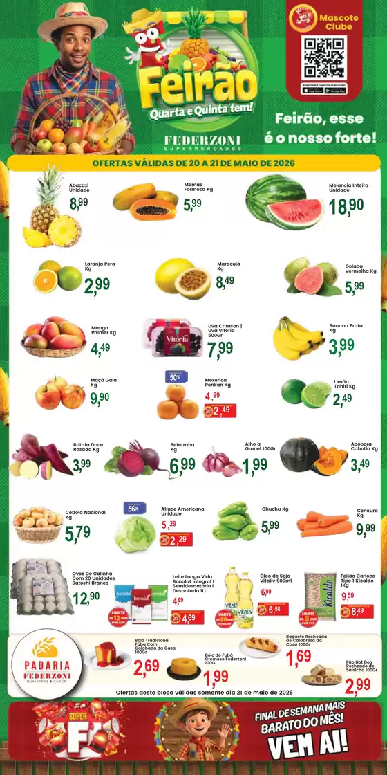 Catálogo Federzoni Supermercados | Feirão  | 2026-05-20T00:00:00.000Z - 2026-05-21T00:00:00.000Z